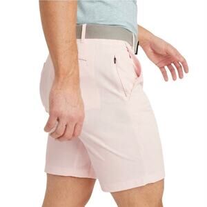 All In Motion Men's Golf Shorts Size 36 Pink‎ 8" Inseam UPF 50+ 4 Way Stretch